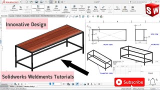 Solidworks Tutorials | How to Design Table in Solidworks