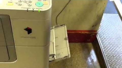 iR 2500 Series (How to use the stack bypass)