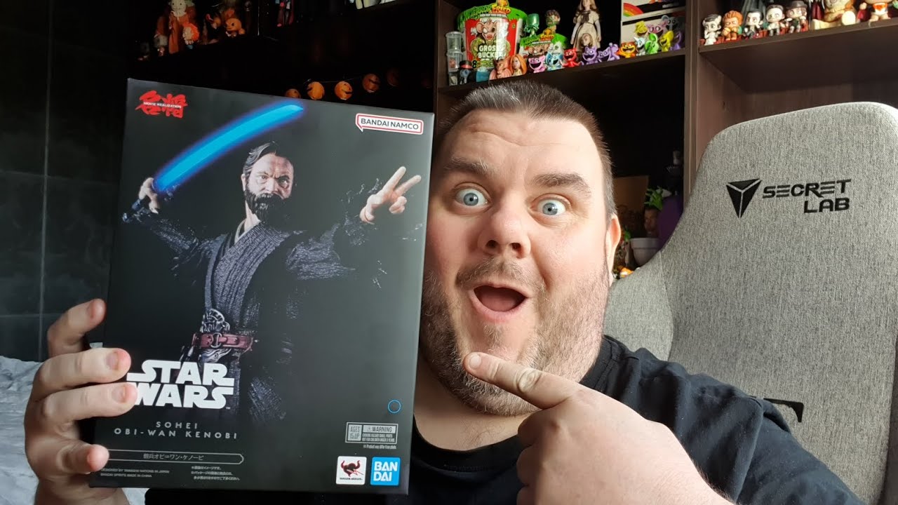The first Jedi of the Meisho line, SOHEI OBI-WAN KENOBI is on diplay with our other items in the Star Wars booth! #obiwan #starwars #meishomovieralization #nycc2023 #tamashiinations