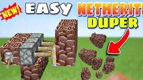 1.19 SIMPLE Ancient Netherite Duplication, In Minecraft | Stack In 13 Seconds