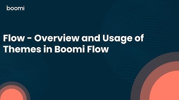 Flow - Overview and Usage of Themes in Boomi Flow