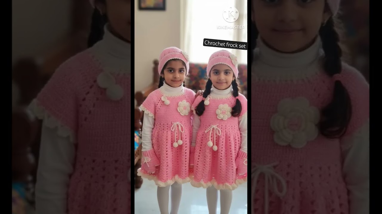 chrochet frock set new design