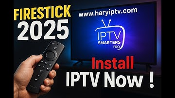 Firestick : how to Install IPTV Smarters Pro 2025