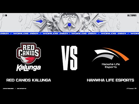 RED vs. HLE | Play-In Groups | 2021 World Championship | RED Canids Kalunga vs. Hanwha Life Esports