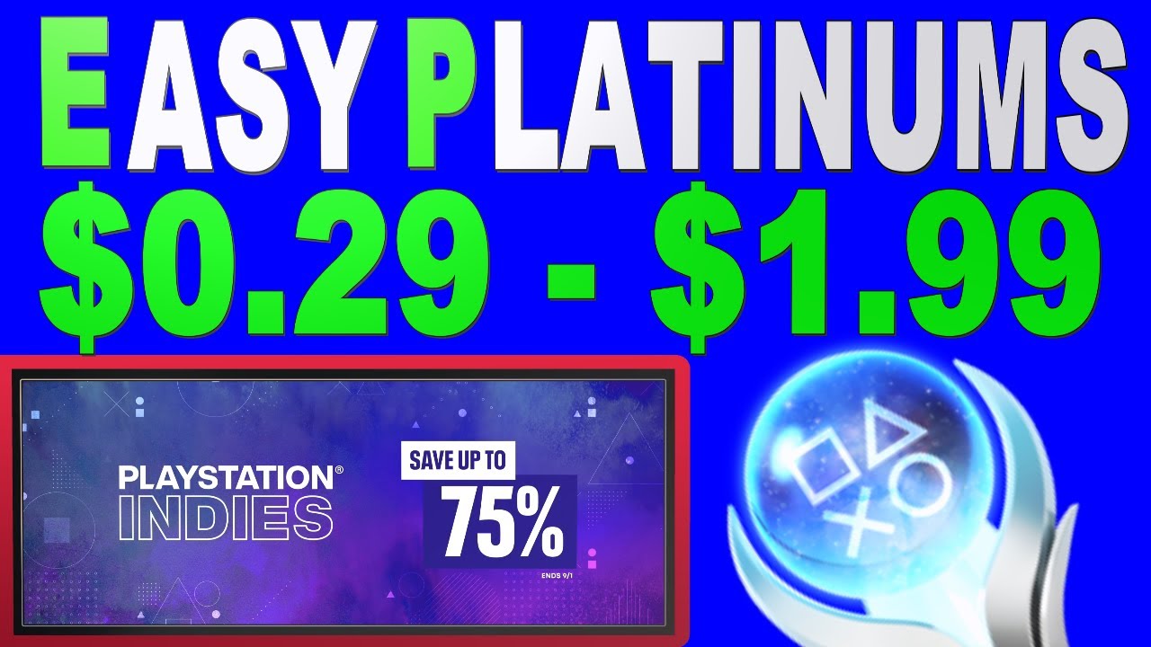 30 Easy Platinum Games | PSN Deals & Offers Playstation Indies Sale 2021 - YouTube
