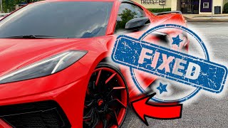 My C8 Corvette Is FIXED!! Custom 3pc Forgiato Wheels Are COMPLETE!! by JamesAtkinsTv 1,307 views 1 year ago 9 minutes, 14 seconds