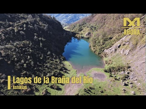 LAGOS DE BRAÑA DEL RÍO (SAN MARTÍN DEL REY AURELIO / LANGREO - ASTURIAS) A VISTA DE DRON