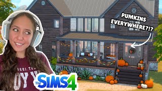 Building a *FALL*tastic Family Home | Sims 4 Speed Build | No CC