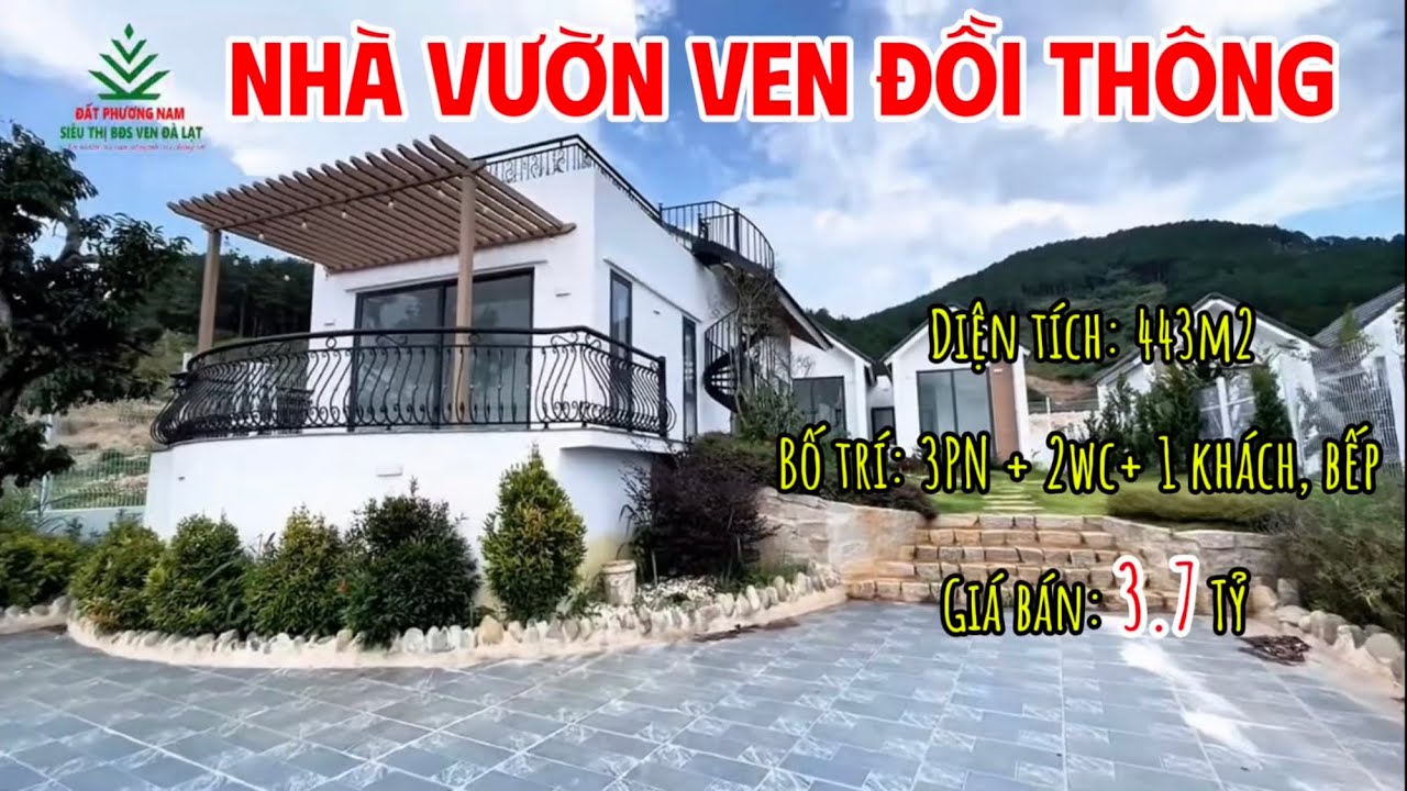 Bán Nhà Vườn bên đồi thông | Nhà vùng ven Đà Lạt - ĐPN001