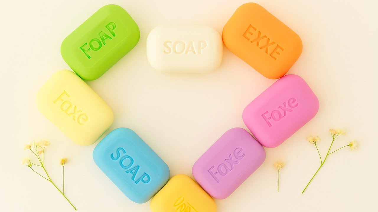 Asmr soap🫧|Triangle shape unboxing|Slow unboxing|Arrangement chain|Rainbow line setup🧼