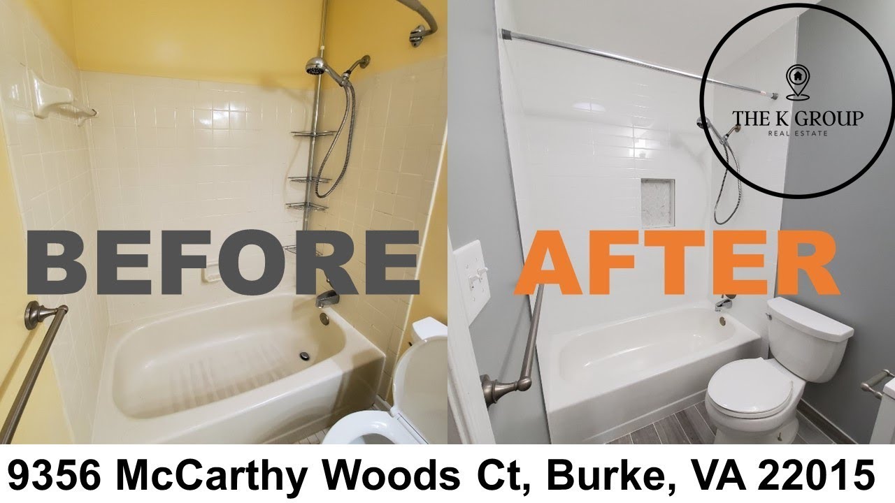 Townhouse Renovation in Burke Virginia Before and After. How to prepare