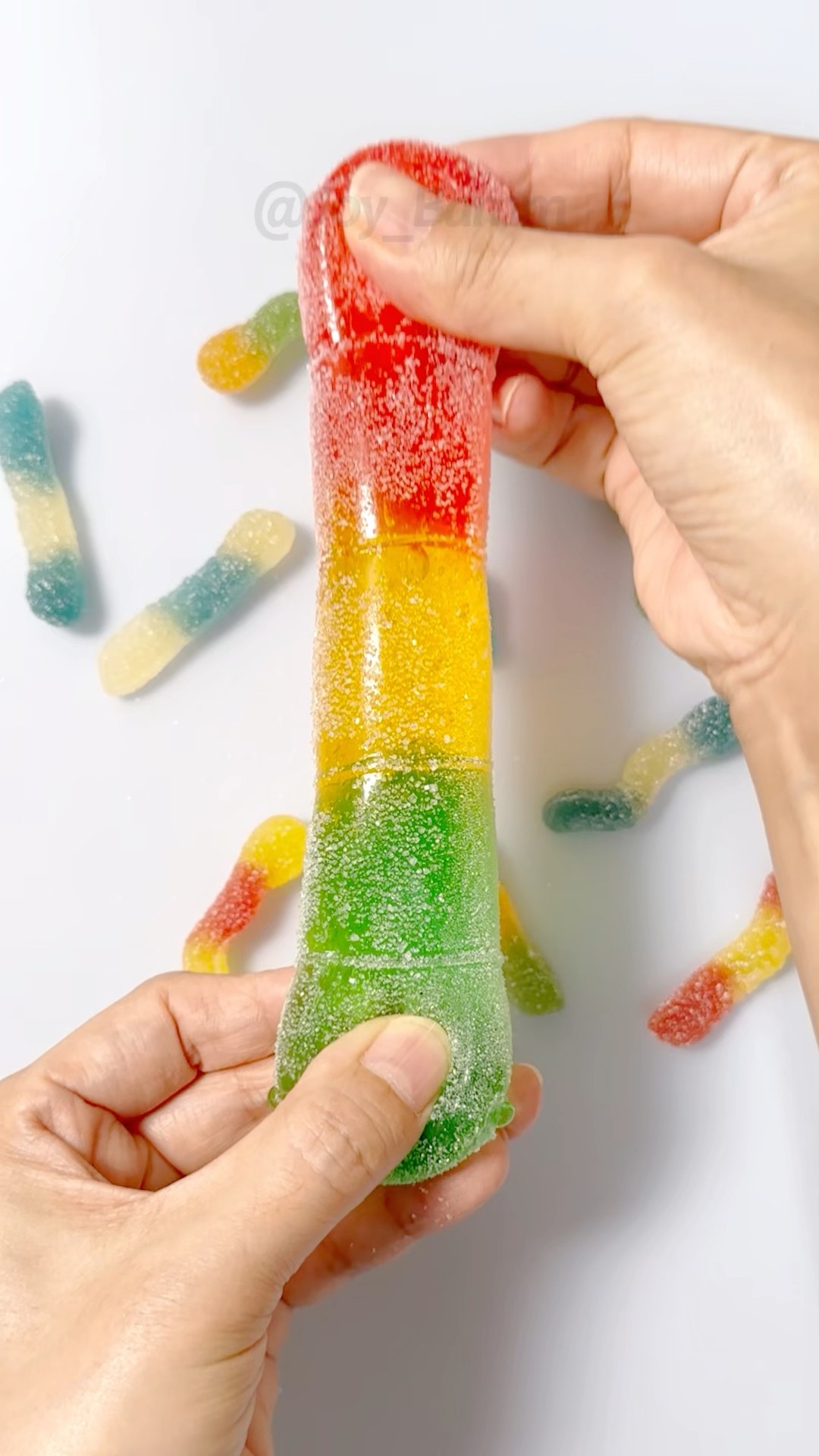 ?Chupa Chups BIG Worms Gummy DIY with Nano Tape!