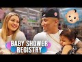 WE DID OUR BABY REGISTRY!!! (REAL FUNNY)