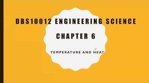 chapter 6 Temperature and Heat (part 1)