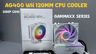 Deepcool AG400 Wh 1200 Cpu Air Cooler unbox install Test