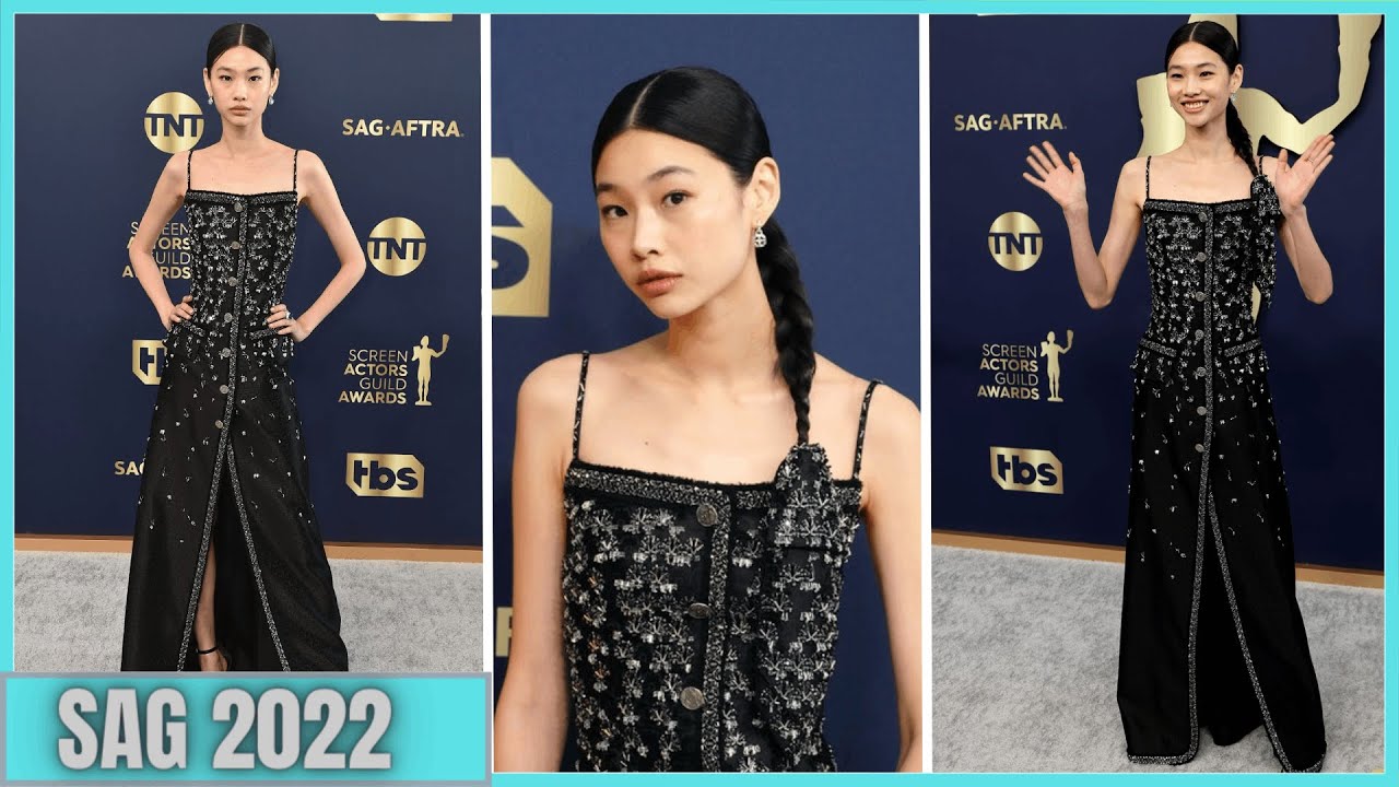 Hoyeon Jung Stuns in Louis Vuitton at SAG Awards