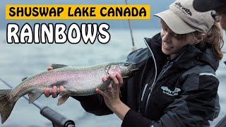 BUCKTAILING FOR SHUSWAP LAKE RAINBOW TROUT! | Fishing with Rod