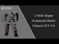 Best 17dof biped humanoid robot chassis diy kit  sunrobotics  robotics  science project 