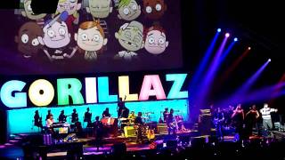 Gorillaz - Dirty Harry LIVE @ Lotto Arena 2010