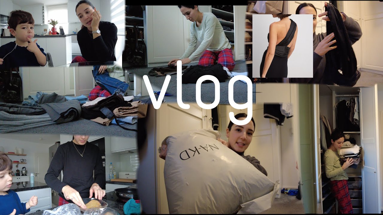 beraber ensar'ın kahvaltısını hazırlıyoruz🥣giyinme dolabimi düzenliyorum👗indirimli ￼online alışveriş