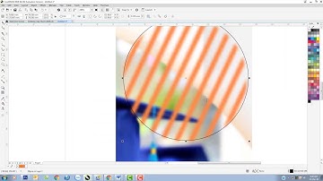 Cách vẽ hình tròn khuyết nét trong corel 2018