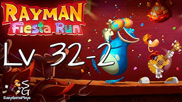 Gameplay Rayman Fiesta Run Level 32-2 (invaded)