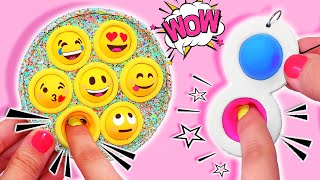 ???DIY: Haz tu propio ¡¡POP IT casero de EMOJIS y LLAVERO Antiestrés ¡Estalla BURBUJAS infinitas