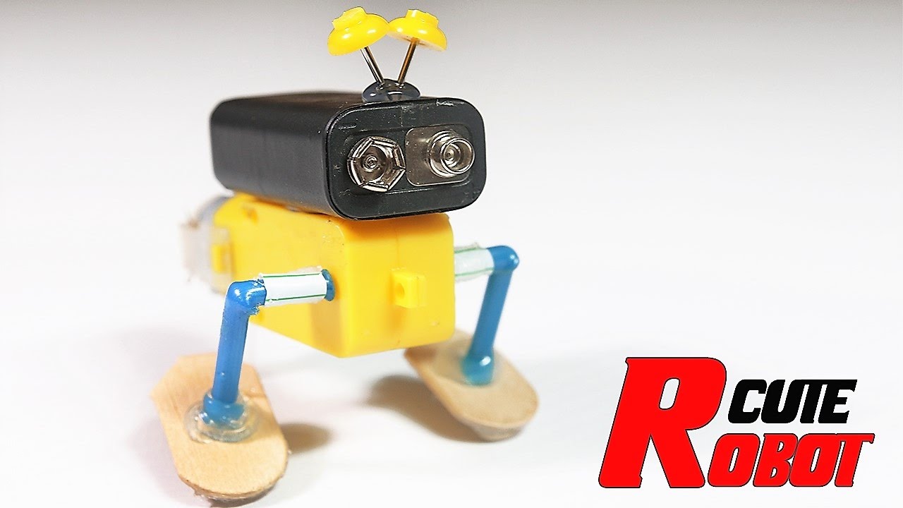 ⁣How To Make The  Cutest Walking Robot On Youtube