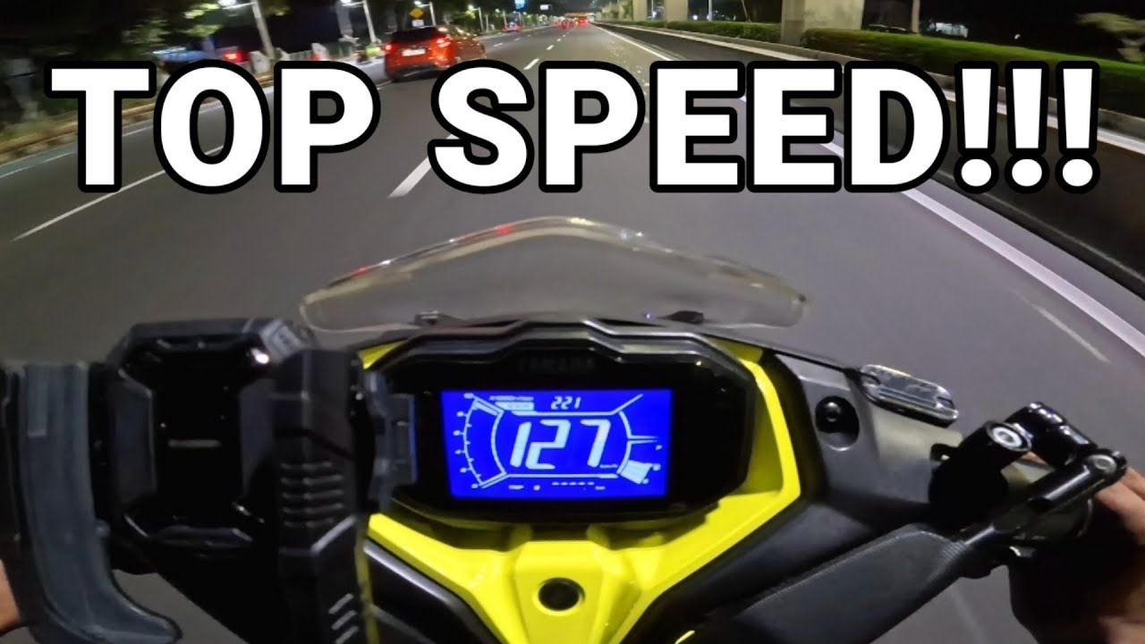 AEROX ALPHA STANDAR TOP SPEED 127 KM/H