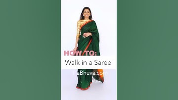 How to Walk in a Saree | Ramp Walk in a Saree | Saree Tips and Tricks | #shorts