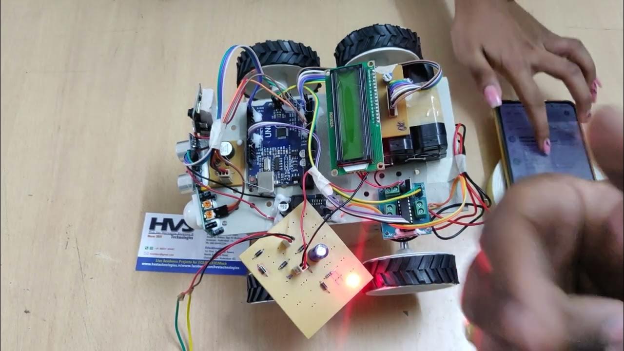 Human Detection robot with photo email alert using ESP32CAM ARDUINO UNO ...