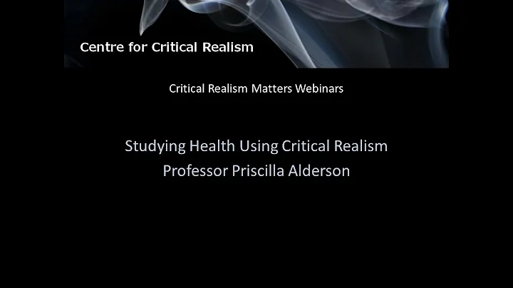 Critical Realism Applications: Studying Health Usi...
