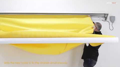 How to change the Awning Fabric / Awning Recovery - Tutorial