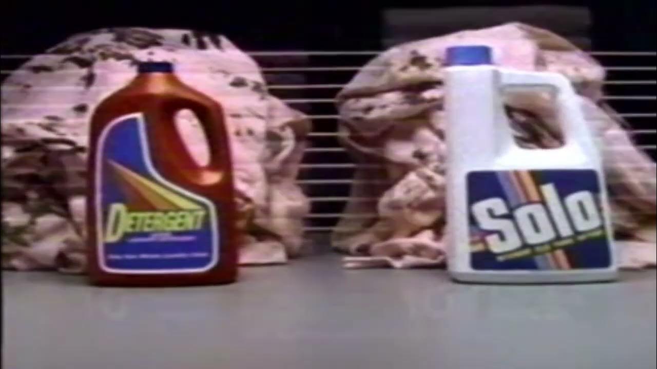 Retro Solo Laundry Detergent Plus Fabric Softener Commercial 1985
