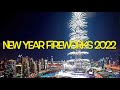 New year fireworks 2022 Dubai BURJ Khalifa