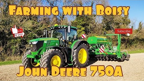 ITS HERE!! JOHN DEERE 6215R & 750A DRILL ON DEMO!