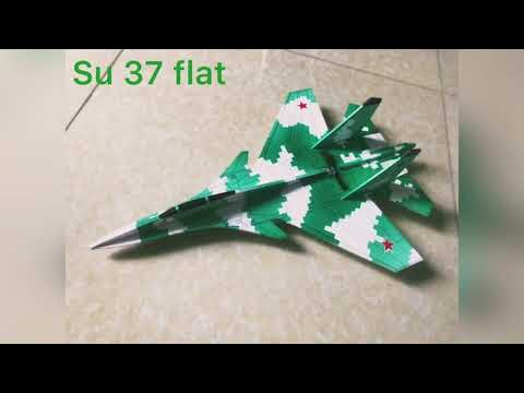 Chế Máy Bay Cánh Bằng Điều Khiển Từ Xa Su 37 Mini Sải 32Cm (How To Make A  Mini Rc Plane Su 37 ) - Youtube