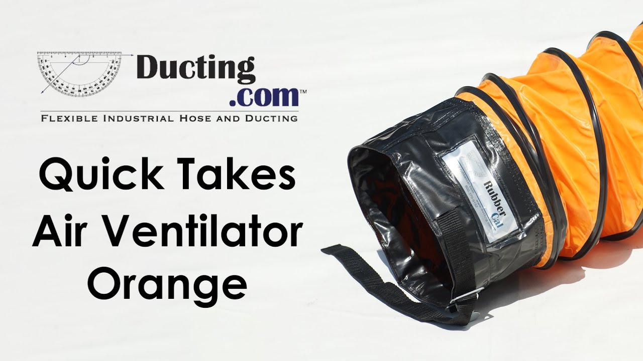 Quick Take: Air Ventilator Orange Flexible Ducting