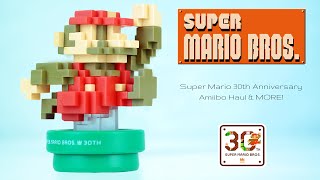 Super Mario 30th Anniversary & Amiibo 5 Haul | 8-Bit Mario, & MORE!! YouTube