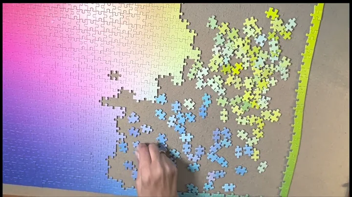 Full Time Lapse Cloudberries Gradient #jigsawpuzzle