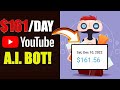AI Bot Pays You $161.56 Using Youtube FREE! *New Website* | How to Earn Money Online in 2023