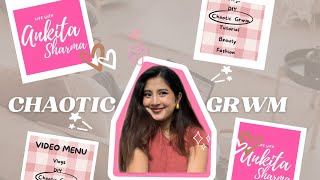 GRWM💅🏻 While I Introduce Myself💋| First Video Ever💄(Hindi/English)