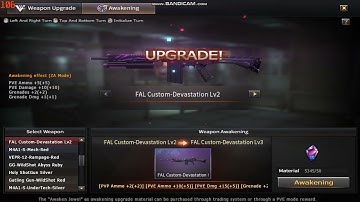 Crossfire Phillippines: Obtaining Fal Custom Devastation lvl 1 and Upgrade it To lvl 3 (Permanent)