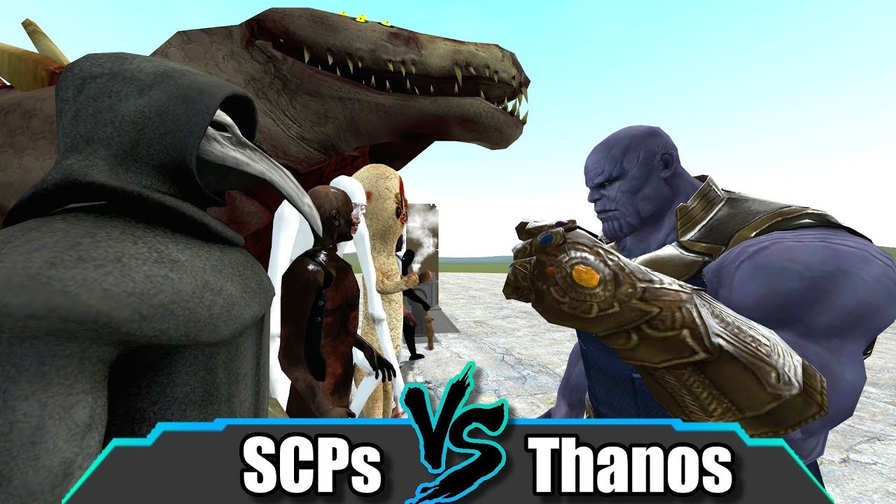 Scps Vs Thanos Garry S Mod Npc Deathmatch Youtube - roblox scp 096 npc showcase youtube