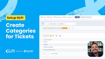 How to Create Categories in GLPI