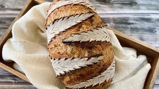 How to score leaves on sourdough bread  a complete tutorial