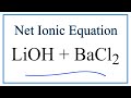Chemical Reactions and Ionic Equations
