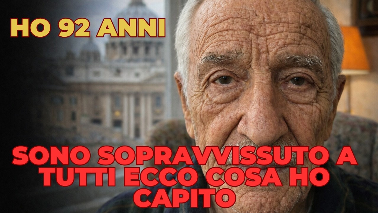 Ho 92 anni.  Sono sopravvissuto a tutti.  Ecco cosa ho capito