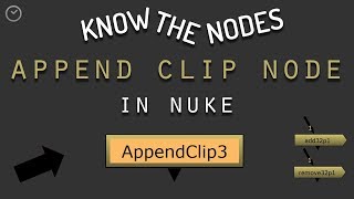 Know The Nodes 1: Append Clip Node in Nuke Net Worth