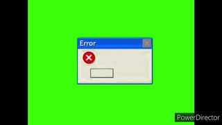 Windows Xp Error (Green Screen/Chroma Key)